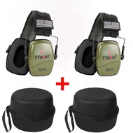 Professional อิเล็กทรอนิกส์ยิง Earmuff กีฬากลางแจ้ง Antinoise ชุดหูฟัง Impact Sound Amplification กา