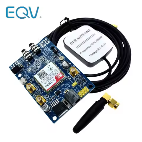 SIM808 Module GSM GPRS GPS Development Board IPX SMA with GPS Antenna Raspberry Pi Support 2G 3G 4G 