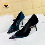 Fashion High-Heeled Shoes color splicing Party Women Shoes Pumps Stiletto High Heels Ladies Shoes