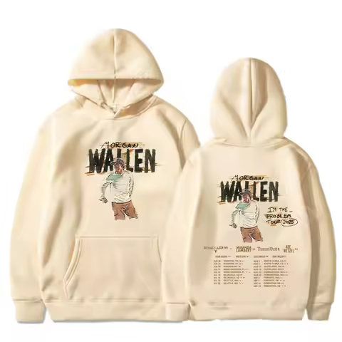 Morgan Wallen Country Music Hoodies Morgan I'm The Problem Tour New Hoodie Harajuku Pullover Tops Ma