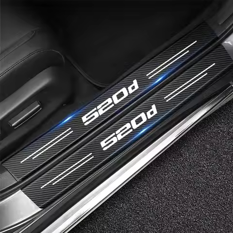 Car Door Sill Protection Scuff Plate for BMW 5 Series 520d Badge F11 F10 F07 GT5 M5 G30 G31 G38 Trun