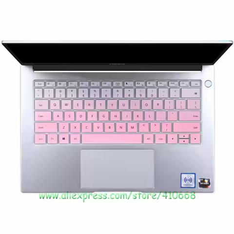 For HUAWEI MateBook D 14 2020 R5 3500U Linux Laptop Silicone Dustproof Keyboard Cover Skin Protector