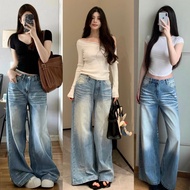 Women's jeans Long pants Simple Size Xs-2XL