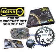 CB250R SPROCKET 520 36T REGINA SPOKET 520 36T HONDA CB250R REGINA