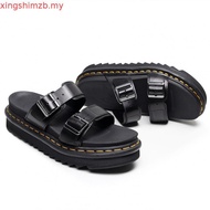 Dr.Marten Men's Genuine Cow Leather Sandals, Thai Cow Leather Sandals (DR.3Q) Selipar Lelaki Sandal 