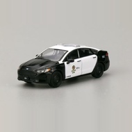 596 Model 1: 64 Ford Mondeo LAPD Los Angeles Police Car Painting Alloy Car Model