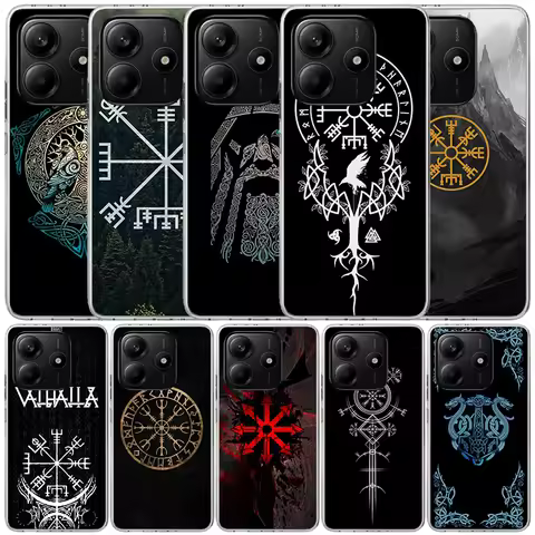 N-Nordic N-Norse Soft Cover for Xiaomi Redmi Note 15 14 13 12 Pro Plus Phone Case 14S 11S 11T 5G 11E