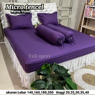 KATUN Violet Color Micro Dacron Frame Pillow, The Corner Of The Bed Sheet Already Has A ANTI-Slide Rubber And A Bolster Cover Strap From The Fabric, QUEEN KING SIZE And JUMBO KING SIZE Cotton