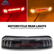 OPENMALL 1PC 12V Motorcycle Tail Light Rear LED Headlight Electric Motorbike Stop Turn Signal ATV Ta