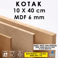 Box 10 x 40 cm - MDF 6 mm - MDF wood board