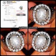 Original Sri Lanka ceylon star sapphire Gemstone + SilverRing