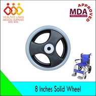 ⭐READY STOCK⭐ Hospital Wheelchair Solid and Rear Wheel - 6 Inches and 8 Inches (Solid) 14 Inches an