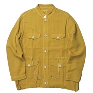 bukht 日本製 SAFARI JACKET B-M91405 尺寸 3(L) 芥末黃顏色領軍裝工作外套 [近全新] [二手] [bukht]