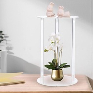 [ Acrylic Plant Stand Plant Shelf Simple Installation Flower Display Rack Flower Stand for Living Room Home Wedding Centerpiece