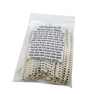 2000PCS 10 ohm-910K ohm 1206 SMD Resistor Kit Assorted set 5% 80values*25PCS SMD Resistors 10K 470/1