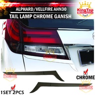 Toyota Alphard / Vellfire Tail Lamp Chrome Lining Protector Cover Trim Fit For AH30 ANH30 AGH30 2015