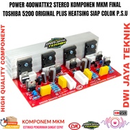 Power Stereo 400watt Komponen MKM Final Toshiba 5200 Original