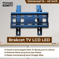 Asc Braket Bracket Tv Led Lcd Android Smarttv Universal 14" - 42" Inch