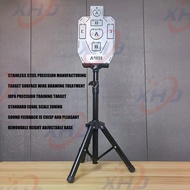 【Ready Stock💯】Shooting Target MT008 CNC Stainless Steel/ Stand for Blaster Gel Nerf Shooting Plate Outdoor Sport Fun Gam