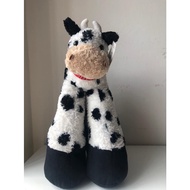 (Clearance Price) 40CM Funny Feet Medium Cow with big feet -besteverinc brand -stuffed toy