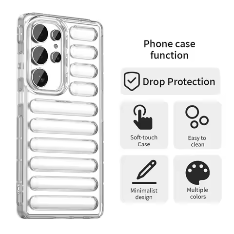 3D Air Cushion Capsule Case For Samsung S25 S24 S23 FE Ultra Plus A55 A35 A25 A05S A16 M55 M15 F55 F