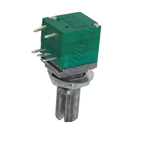 5PCS RV097NS 5K 10K 20K 50K 100K 500K B5K with a switch audio 5PIN shaft 15mm amplifier sealing Pote