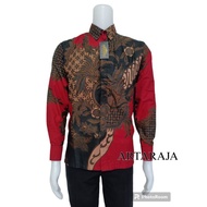 Artaraja Men's Batik - Men's Long Sleeve Batik Shirt - Men's Batik - Men's Batik Shirt - Men's Batik Uniform - Uniform Batik Shirt