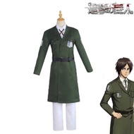 ∴ Attack on Titan COS Costumes, Season 4 Investigation Corps cosplay outerwear, military trench coat