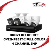 HDCVI KIT DH-KIT-CVI2MP2B2T-I FULL COLOR 4 CHANNEL 2MP (589729)