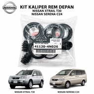 FRONT brake Caliper kit for nissan serena c24 and xtrail T30 41120-4N026 ORIGINAL AKEBONO JAPAN
