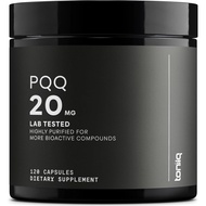Toniiq 99%+20mg Supplement-Ultra-High Purity PQQ 20mg Concentrated Formula-PQQ 20mg 120 Capsules-Pyr