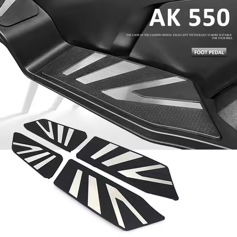 Motorcycle Accessories Footrest Foot Pedal Plate Mats Foot-pads Antiskid For KYMCO AK550 ak550 AK 55