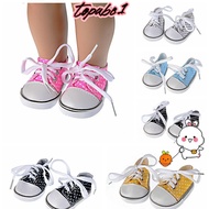 TOPABC 7cm Wave point Shoes Toys Mini Handmade Canvas Shoes