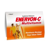 (2 SHEETS) Enervon C Tablets Sold Retail Per Strip / Enervon C Immune System Vitamins