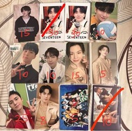 Seventeen 小卡 S.coups Joshua Hoshi Wonwoo Woozi Mingyu Holiday 拍立得貼紙 即影即有 caratland trading card 2022