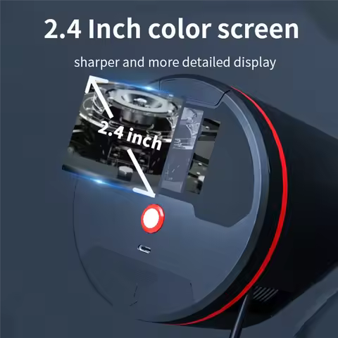 Industrial Endoscope Camera Pipeline Endoscope 2.4 Inch Screen HD1080P For Car Inspection Device Cam