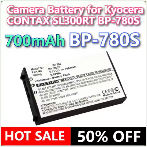 Brand New 700mAh Camera Battery for Kyocera CONTAX SL300RT BP-780S Finecam SL400R Finecam SL300R Bat