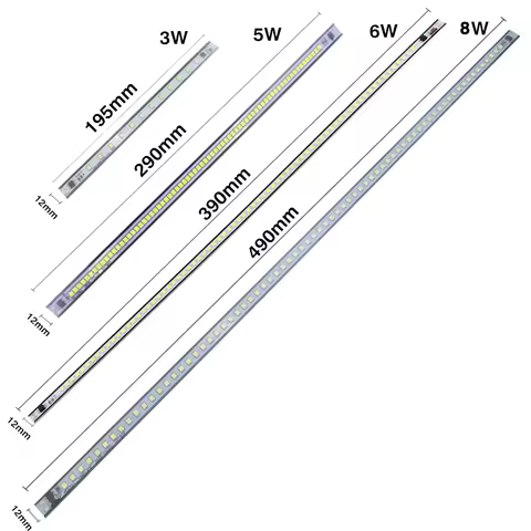 10pcs AC220V LED Bar Light High Brightness 20cm 30cm 40cm 50cm SMD2835 LED Rigid Strip Model Energy 