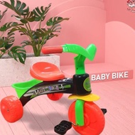 Children's TOYS TRICYLE BIKE BABY BIKE CHILDREN'S TOY TRICYCLE BIKE JUMBO TIRE TOY COLOR BIKE TOY ED