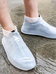 1對矽膠雨鞋套
