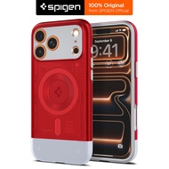 SPIGEN Case for iPhone 17 Pro Series [Classic C1 MagFit] Modern Tech Case with Retro Translucent Des