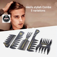 Men's retro stylish entangled combs 5 variations
