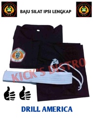 BAJU SILAT HITAM IPSI LENGKAP / SAKRAL IPSI DRILL AMERICA