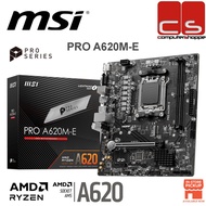 MSI PRO A620M-E AM5 M-ATX AMD Motherboard DDR5+ AMD 7000 + 8000 Series Processor Combo