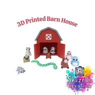 3D Printed Barn House for Small Animals by Shazelle Creatives Studio