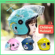 Helmet Budak Kids Helmet Motorcycle Children Security Motorcycle Helmets Half Face Cartoon helmet自行車