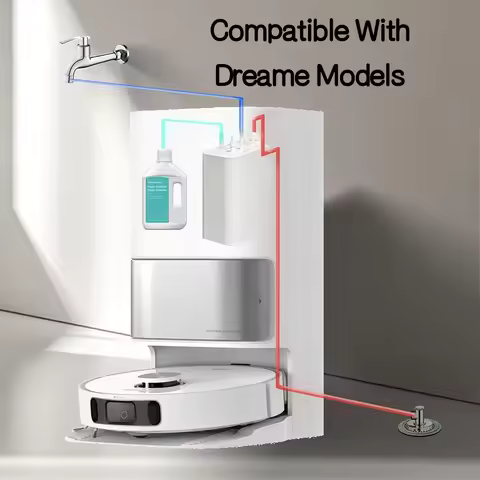 Automatic Water Refill & Drainage System for Dreame L10 ultra, L10s ultra, L10s pro ultra, L20 ultra