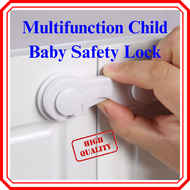 MAJU Multifunction Child Baby Safety Lock Cupboard Cabinet Door Drawer Security Lock Pintu Laci Perabot Security