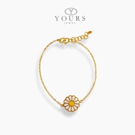 Yours Jewel 916 Gold Daisy Bracelet