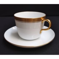 Okura 大倉陶園 American Express Gold Encrusted Band Breakfast Cup Set